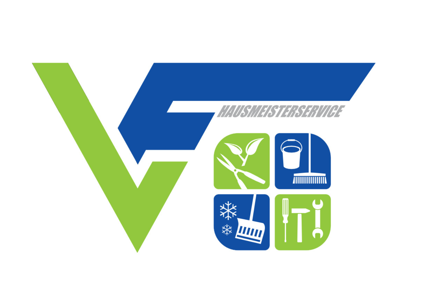Neuerstellung des Logos von VF Hausmeisterservice am Kaiserstuhl durch Lara Digital – dem Profi für Online-Marketing, SEO und Webprojekte in Lahr, Emmendingen und Umgebung.